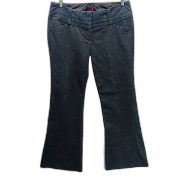 Flirtation Size 14 Stretchy Trouser Style Dark Grey Pants. Flair Style.......... - Picture 1 of 11